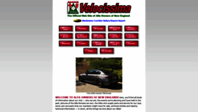 What Velocissima.com website looked like in 2018 (5 years ago)