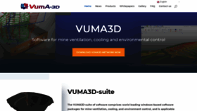 What Vuma3d.com website looked like in 2018 (5 years ago)