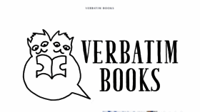 What Verbatim-books.com website looked like in 2018 (5 years ago)