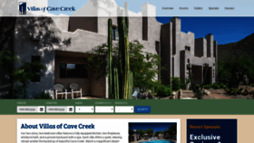 What Villascavecreek.com website looked like in 2018 (5 years ago)