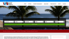 What Vacationrentalsnicaragua.com website looked like in 2018 (5 years ago)