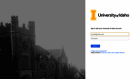 What Vandalweb.uidaho.edu website looked like in 2018 (5 years ago)