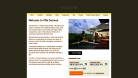 What Villasemana.com website looked like in 2018 (5 years ago)