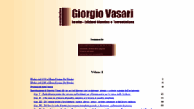 What Vasari.sns.it website looked like in 2018 (5 years ago)