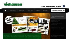 What Viehausen.de website looked like in 2018 (5 years ago)