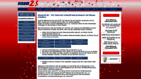 What Visum24.de website looked like in 2018 (5 years ago)