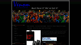 What Venomcollectibles.com website looked like in 2018 (5 years ago)