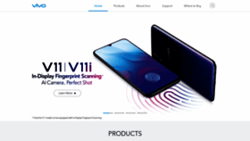 What Vivo.com website looked like in 2018 (5 years ago)