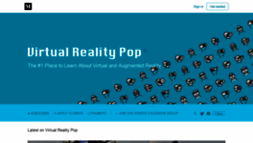 What Virtualrealitypop.com website looked like in 2018 (5 years ago)