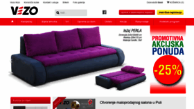What Vezo-commerce.com website looked like in 2018 (5 years ago)