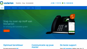 What Voclarion.nl website looked like in 2018 (5 years ago)