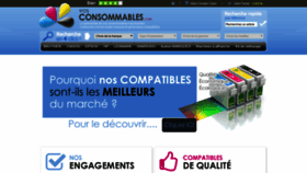 What Vos-consommables.com website looked like in 2018 (5 years ago)