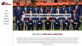 What Venushotelconsultants.co.in website looked like in 2018 (6 years ago)