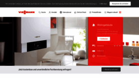 What Viessmann.de website looked like in 2018 (5 years ago)