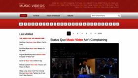 What Vidmusic.us website looked like in 2018 (5 years ago)
