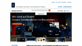 What Volkswagen-classic-parts.de website looked like in 2018 (5 years ago)