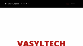 What Vasyltech.com website looked like in 2018 (5 years ago)