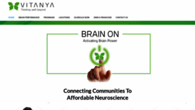 What Vitanya.com website looked like in 2018 (5 years ago)