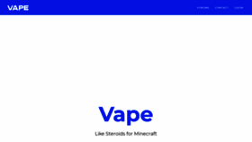 What Vape.gg website looked like in 2018 (5 years ago)