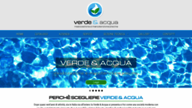 What Verdeeacqua.com website looked like in 2018 (5 years ago)