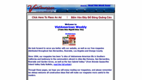 What Vietamerican.com website looked like in 2018 (5 years ago)