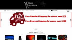 What Vaporaustralia.com.au website looked like in 2018 (5 years ago)