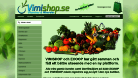What Vimishop.se website looked like in 2018 (5 years ago)