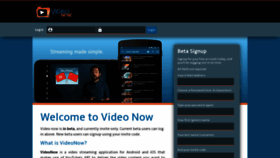 What Videonow.club website looked like in 2018 (5 years ago)