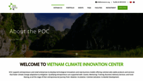What Vietnamcic.org website looked like in 2018 (5 years ago)