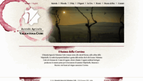 What Valentinacubi.it website looked like in 2018 (5 years ago)