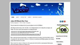 What Vnoob.com website looked like in 2018 (5 years ago)