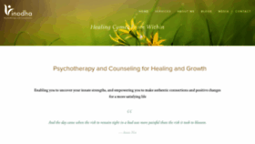 What Vinodhatherapy.com website looked like in 2018 (5 years ago)