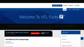 What Vflfooty.com website looked like in 2018 (5 years ago)
