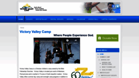 What Victoryvalleycamp.org website looked like in 2018 (5 years ago)