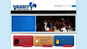 What Varsityreunions.com website looked like in 2018 (5 years ago)