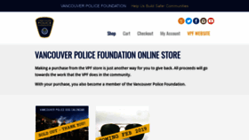 What Vancouverpolicefoundationstore.com website looked like in 2018 (5 years ago)