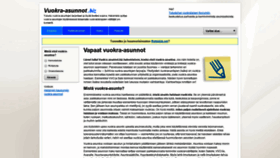 What Vuokra-asunnot.biz website looked like in 2018 (5 years ago)