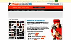 What Villaggiomusicale.com website looked like in 2018 (5 years ago)