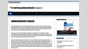 What Verbraucherschutz-magazin.de website looked like in 2018 (5 years ago)