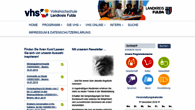 What Vhs-fulda.de website looked like in 2018 (5 years ago)