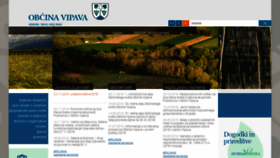 What Vipava.si website looked like in 2018 (5 years ago)