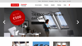 What Velux.nl website looked like in 2018 (5 years ago)