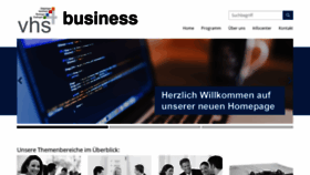 What Vhs-4business.de website looked like in 2018 (5 years ago)