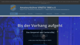 What Vineta-buehne.de website looked like in 2018 (5 years ago)