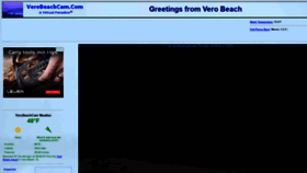 What Verobeachcam.com website looked like in 2018 (5 years ago)