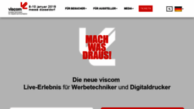 What Viscom-messe.de website looked like in 2018 (5 years ago)
