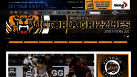What Victoriagrizzlies.com website looked like in 2018 (5 years ago)