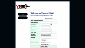 What Vantechdns.net website looked like in 2018 (5 years ago)