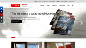 What Velux.es website looked like in 2018 (7 years ago)