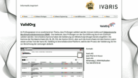 What Validorg.ch website looked like in 2018 (5 years ago)